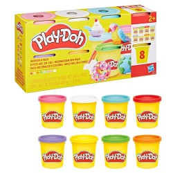 PLAY-DOH Plastilino rinkinys, 8 vnt. PLAY-DOH Plastilino rinkinys, 8 vnt.
