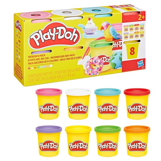 PLAY-DOH Plastilino rinkinys, 8 vnt.