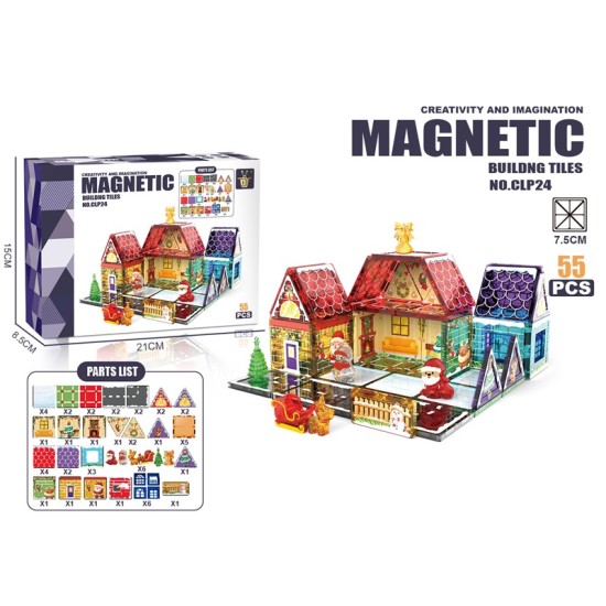 Malplay Magnetinis konstruktorius 55 det. Malplay Magnetinis konstruktorius 55 det.