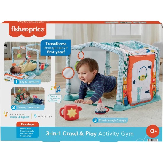 Fisher Price Lavinamasis žaidimų kilimėlis 3 in 1