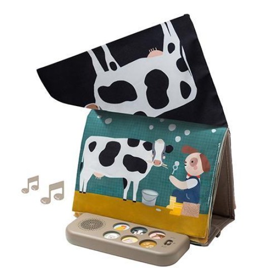 Taf Toys kūdikio knygelė Farm Musical Tummy Time Book