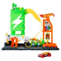 HOT WHEELS rinkinys City Super Fuel Station Station