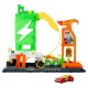 HOT WHEELS rinkinys City Super Fuel Station Station