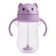 Munchkin Gertuvė su šiaudeliu, 296ml Cat Pink Munchkin Gertuvė su šiaudeliu, 296ml Cat Pink