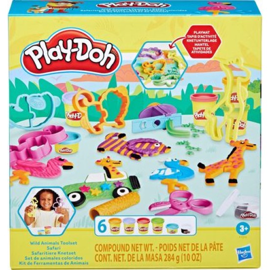 PLAY-DOH Rinkinys „Laukiniai gyvūnai“