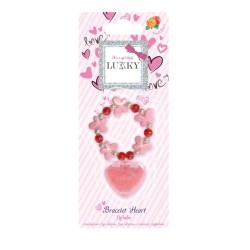 LUKKY Lūpų balzamas su aksesuaru „Bracelet Heart"