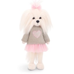 Orange Toys Pliušinis žaislas, Laimingas šuniukas, Laiminga Mimi: Rožinė širdelė (38cm)