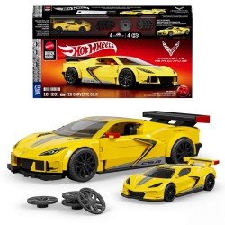 MATTEL BRICK SHOP HOT WHEELS Corvette C8.R konstruktorius