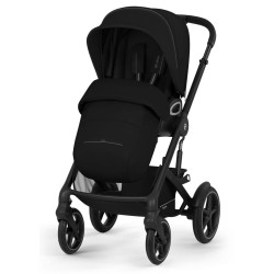 Cybex Talos S Lux V2 vežimėlis BLK Moon Black, juodas