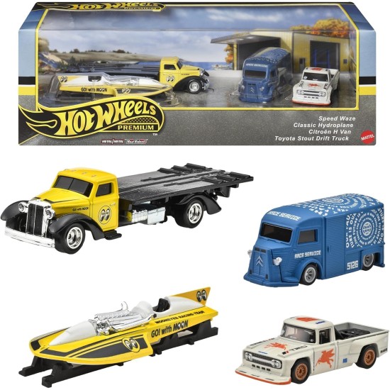 HOT WHEELS PREMIUM kolekcinis automobilių rinkinys HOT WHEELS PREMIUM kolekcinis automobilių rinkinys