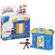 „Spidey“ būstinės bokšto žaidimų rinkinys („Iron Man“ tema) + 10 cm „Iron Man“ figūrėlė