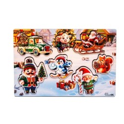 PUZZLEOK dėlionės su išimamomis detalėmis 22 det PUZZLEOK dėlionės su išimamomis detalėmis 22 det