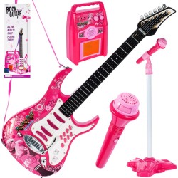  MalPlay Gitara su stiprintuvu ir mikrofonu (įv. spalvų)