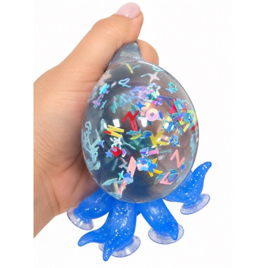 Kids Fun antistresinis žaislas Aštuonkojis 7,5 cm Kids Fun antistresinis žaislas Aštuonkojis 7,5 cm