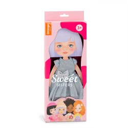 Orange Toys Aprangos komplektas Sweet Sisters lėlėms: šviesiai mėlyna suknelė 