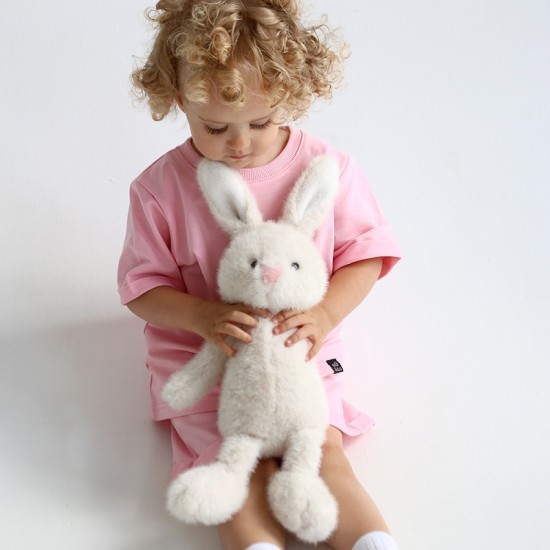 Orange Toys Pliušinis žaislas, Minkščiausias, Baltas Zuikis 25cm