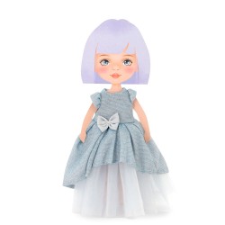 Orange Toys Aprangos komplektas Sweet Sisters lėlėms: šviesiai mėlyna suknelė 