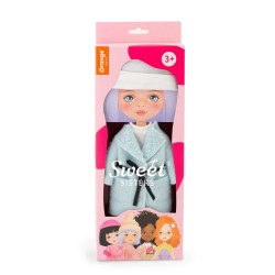 Orange Toys Aprangos komplektas Sweet Sisters lėlėms: mėtų spalvos paltas