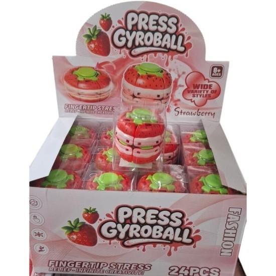 Press Gyroball – braškės formos sukutis