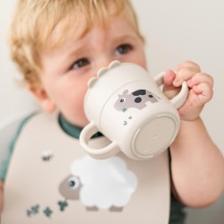 Done by Deer puodelis su snapeliu Foodie, Tiny farm Sand