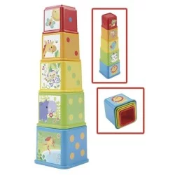 Fisher Price kaladėlės -bokštelis
