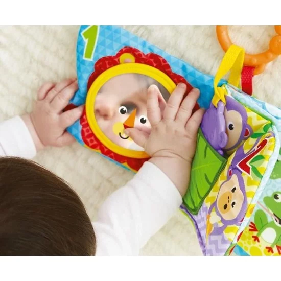FISHER PRICE lavinanti medžiaginė knygelė FISHER PRICE lavinanti medžiaginė knygelė