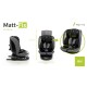 4Baby autokėdutė MATT-FIX 40-150CM I-SIZE tamsiai pilka