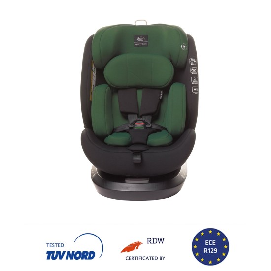 4Baby autokėdutė ROTO-FIX 40-150CM I-SIZE tamsiai žalia