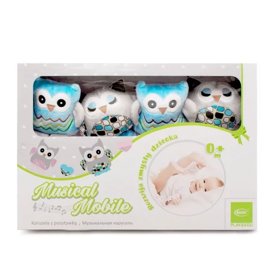4Baby karuselė pelėdžiukas OB08 4Baby karuselė pelėdžiukas OB08