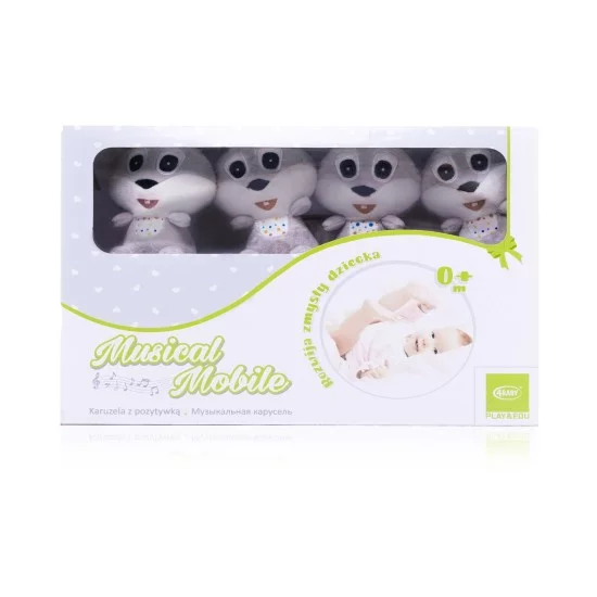 4Baby karuselė kiškis R08 4Baby karuselė kiškis R08