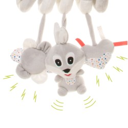 4Baby žaislas spiralė vežimėliui kiškis R07