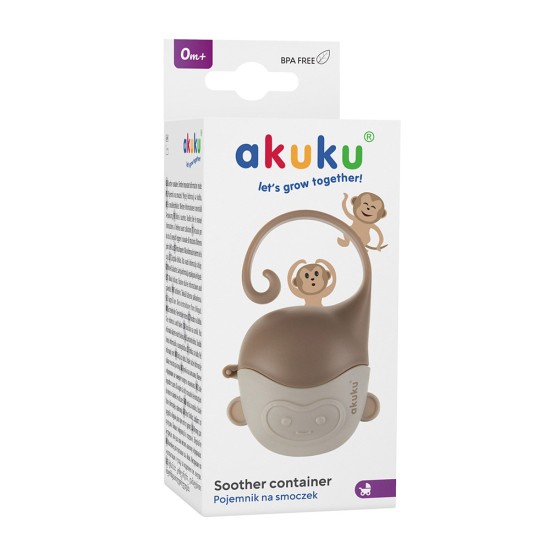 Akuku dėžutė čiulptukui beždžionė A0688 Akuku dėžutė čiulptukui beždžionė A0688