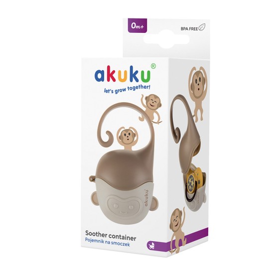 Akuku dėžutė čiulptukui beždžionė A0688 Akuku dėžutė čiulptukui beždžionė A0688