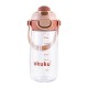Akuku gertuvė su šiaudeliu 480ml pilkas mocha A0726 Akuku gertuvė su šiaudeliu 480ml pilkas mocha A0726