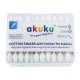 Akuku krapštukai ausims vaikiški saugus medvilniniai 60 vnt A0710 Akuku krapštukai ausims vaikiški saugus medvilniniai 60 vnt A0710