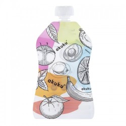 Akuku maišeliai maisteliui daugkartiniai 5 vnt 150ml A0056