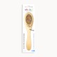 Akuku natūralių šerių minkštas plaukų šepetys 0+ medinis A0669 Akuku natūralių šerių minkštas plaukų šepetys 0+ medinis A0669