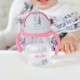 Akuku puodelis su šiaudeliu 280ml rožinis A0676 Akuku puodelis su šiaudeliu 280ml rožinis A0676