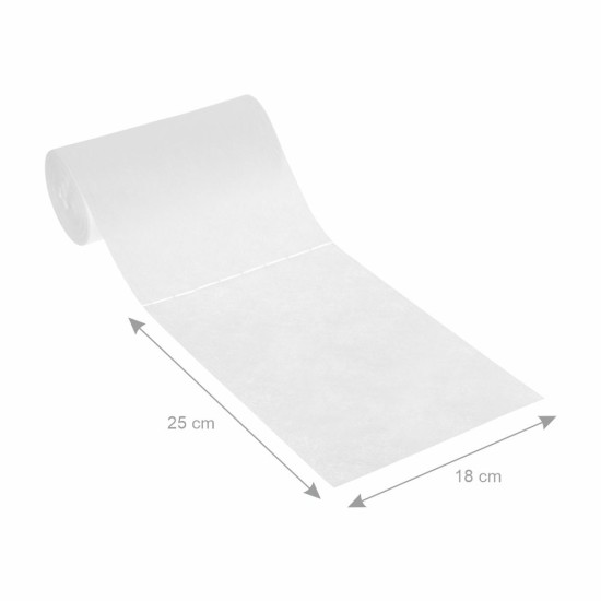 Akuku rankšluostis bambukinis ritinėlis 100vnt 18x25 A0687 Akuku rankšluostis bambukinis ritinėlis 100vnt 18x25 A0687