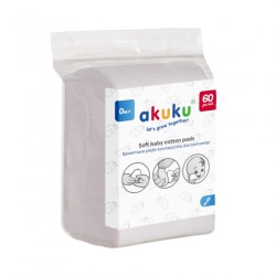 Akuku vatos diskeliai medvilniniai 120 vnt A0714