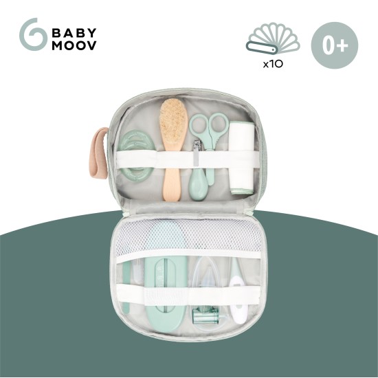 Babymoov kūdikio priežiūros rinkinys 10 aksesuarų Matcha A032007 Babymoov kūdikio priežiūros rinkinys 10 aksesuarų Matcha A032007