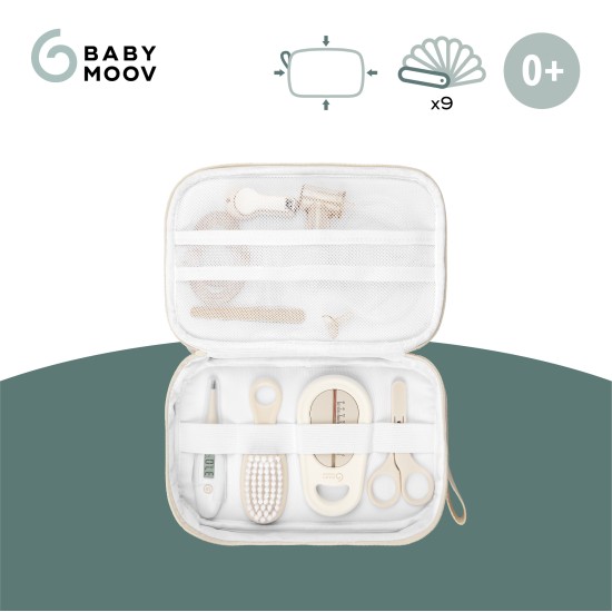 Babymoov kūdikio priežiūros rinkinys 9 aksesuarai Sand A032008 Babymoov kūdikio priežiūros rinkinys 9 aksesuarai Sand A032008