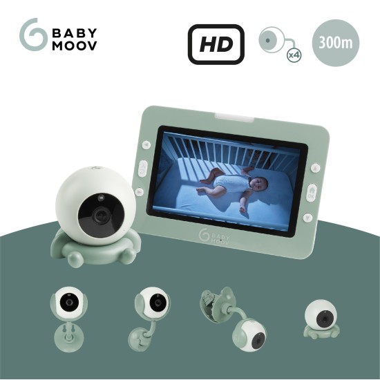 Babymoov mobili video auklė kūdikiui 5’’ YOO Go + HD A014433