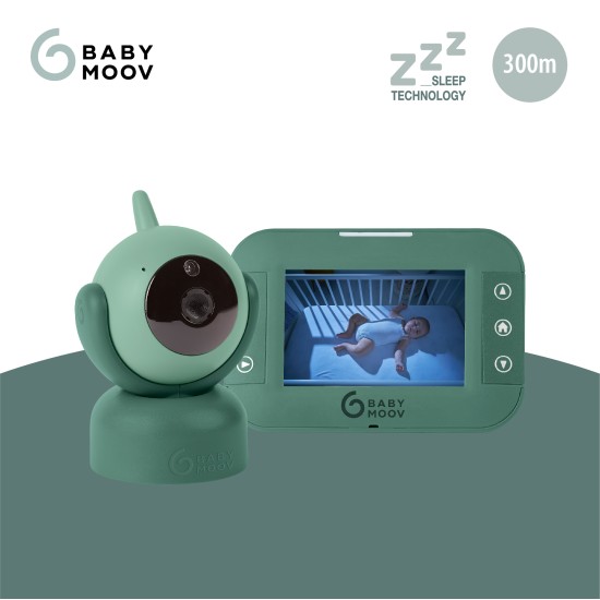 Babymoov mobili video auklė kūdikiui sukasi pasikreipia 3,2’’ YOO Twist A014425