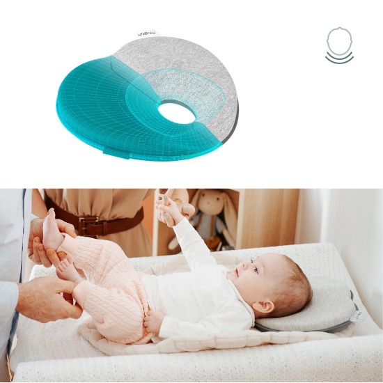 Babymoov pagalvė kūdikiui širdelė Lovenest pilka A050229