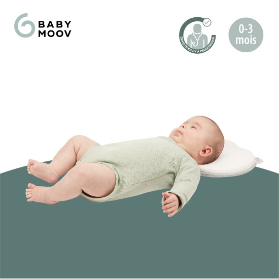 Babymoov pagalvė kūdikiui širdelė Lovenest pilka balta A050231 Babymoov pagalvė kūdikiui širdelė Lovenest pilka balta A050231