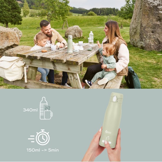Babymoov šildytuvas kelioninis Moov & Feed žalias A002104 Babymoov šildytuvas kelioninis Moov & Feed žalias A002104