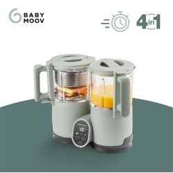 Babymoov trintuvas garintuvas Nutribaby stiklinis žalias A001138