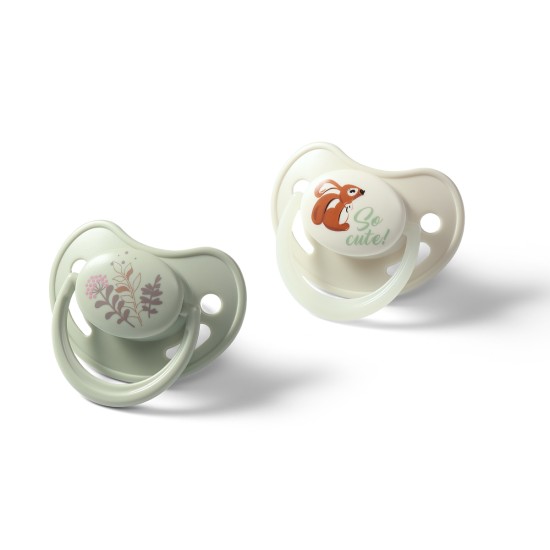 Babyono čiulptukas silikoninis anatominis 6-18m 1670/02
