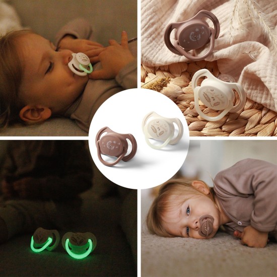 Babyono čiulptukas silikoninis simetrinis 18m+ 1669/03